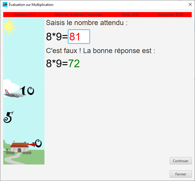 Exemple du thème opérations