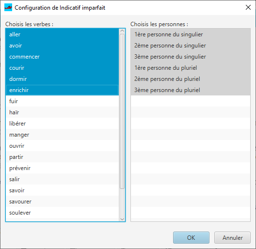 Exemple de configuration